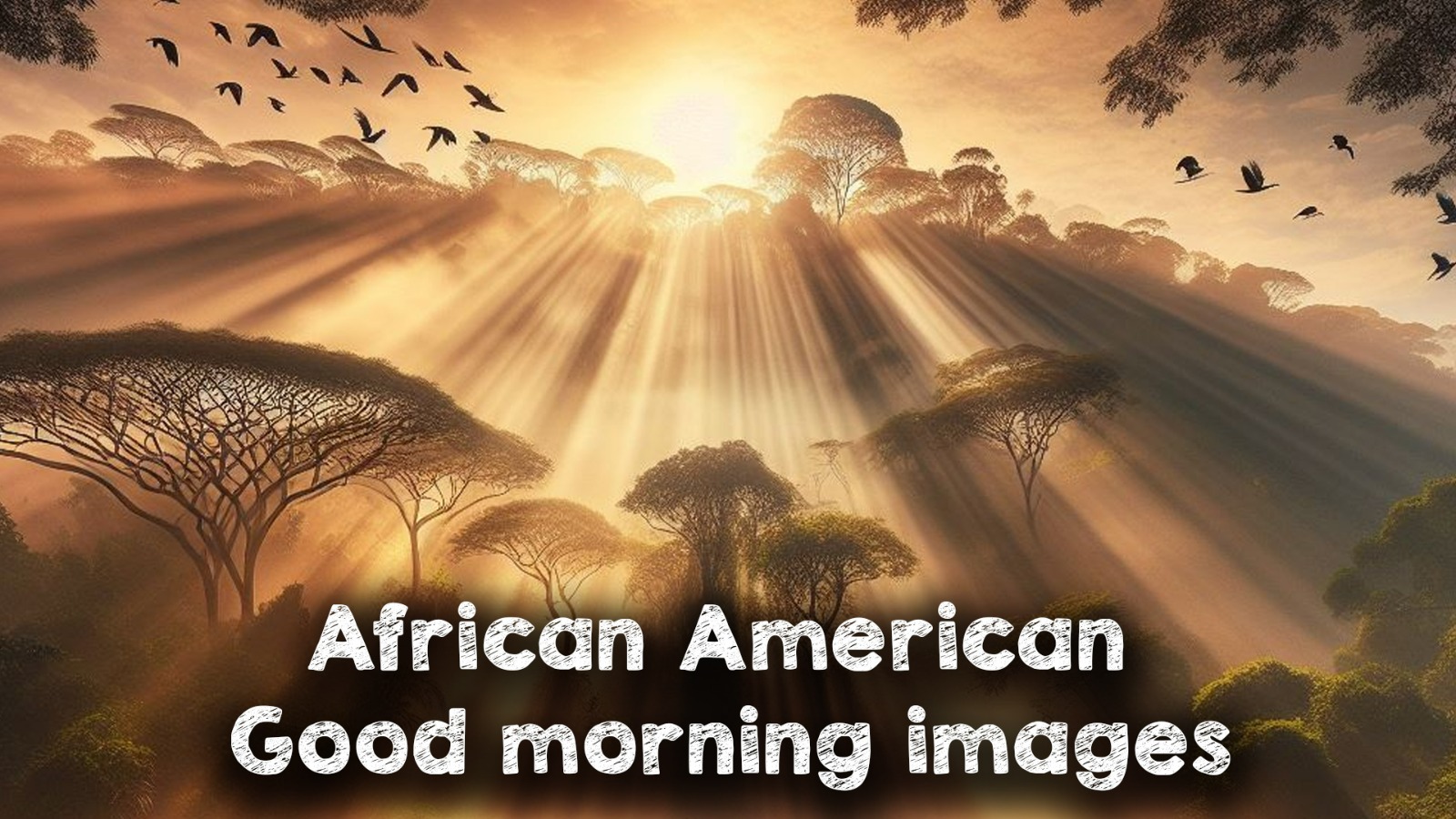 African American Good morning images 